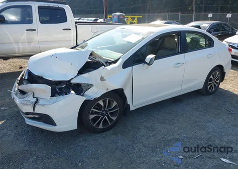 2014 Honda Civic Ex z USA, uszkodzony, nr VIN 19XFB2F83EE217554